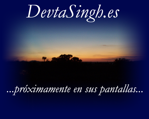 Imagen del atardecer